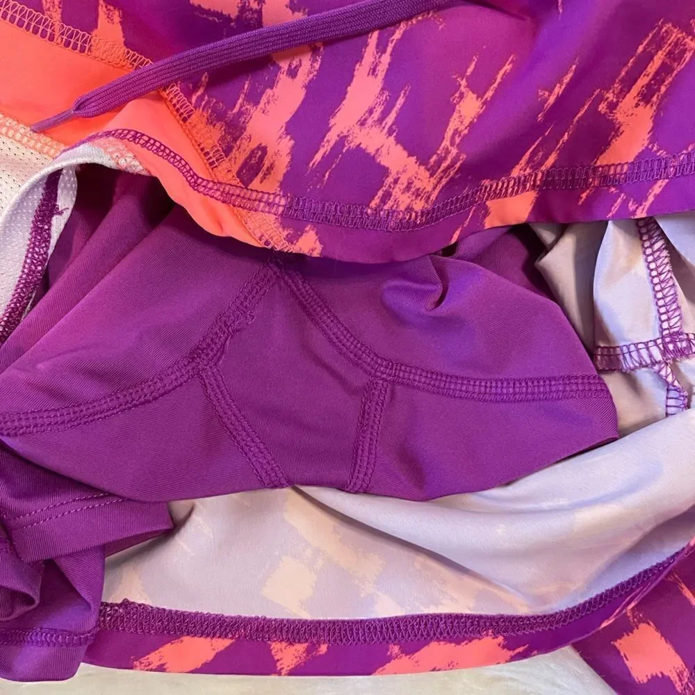 Champion Purple & Orange Running Shorts | SZ M